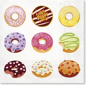 Салфетки для декупажа Paw Вкусные пончики, 33x33см, 20шт TL701600