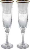 Набор фужеров для шампанского Клеопатра 2шт, 175мл Crystalite Bohemia 1SC33/175/432230х2