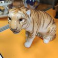 Статуэтка ИФЗ Тигр Тайга 14.5x11см, ручная роспись, фарфор 82.38720.00.1