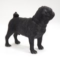 Статуэтка Lesser & Pavey Собака Мопс черный, 12см, полистоун LP22894