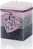 Свеча декоративная Bartek Candles Мерси, блок 7x9см 5901685026161