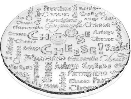 Блюдо IVV I choose cheese 32.5см, прозрачное 7454.1