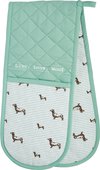 Прихватка двойная KitchenCraft Dachshund KCDACHDBOG