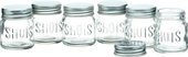 Набор баночек с крышками KitchenCraft BarCraft, 60мл, 6шт BCSGWLID6PK