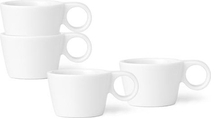 Чайная чашка Viva Scandinavia Jaimi, 0.08л, фарфор, 4шт, белый V76502