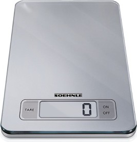 Весы электронные кухонные Soehnle Slim Design Page Silver серебряные 5кг/1гр 66107
