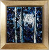 Картина стеклянная Поэзия ночи 30x30см Top Art Studio LG1234-TA