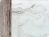 Доска разделочная стеклянная Creative Tops Мраморный мотив, 40x30см C000321