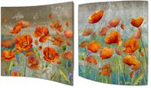 Картина Маковая поляна 58x58см, пара Top Art Studio WDP1736-TA