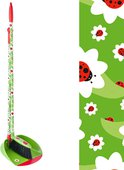 Совок, щётка с ручкой Vigar Ladybug 3378