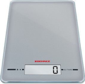 Весы кухонные электронные Soehnle Page Evolution Silver серебристые 5кг/1гр 66179