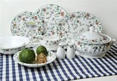 Столовый сервиз Шарман, 6 персон, 31пр. Top Art Studio LD1384-TA