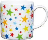 Кружка эспрессо KitchenCraft Multi stars 80мл KCESPRESS03