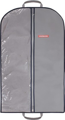 Чехол для одежды Hausmann Monocolor 100x60см, серый HM-701002GN