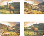 Подставки на пробке Lesser & Pavey Олень 4шт 29x22см LP93175