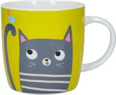 Кружка KitchenCraft Cat 425мл KCMBAR160