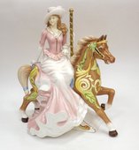 Статуэтка Летняя карусель, фарфор, 25см English Ladies ELGECH03250