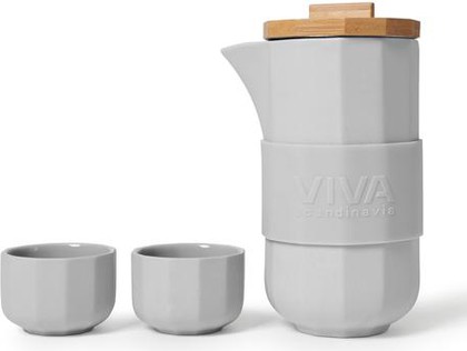 Чайный набор Viva Scandinavia Alexander, 5 предметов, фарфор, серый V77202