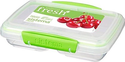 Контейнер Sistema Fresh, 350мл, двойной, салатовый 951517