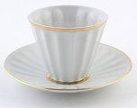 Императорский фарфоровый завод - Чашка чайная с блюдцем "Белоснежка", форма "Лучистая" - вид В, 230мл, артикул 81.14514.00.1