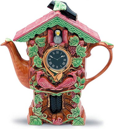 Чайник заварочный "Часы с кукушкой" The Teapottery 4417
