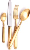 Набор столовых приборов Cutipol Mithos Matte Gold, 24 предмета, матовое золото 9152