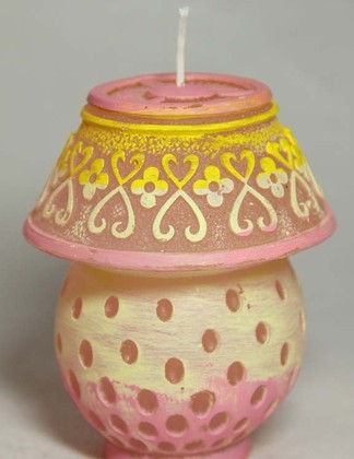 Свеча декоративная Bartek Candles Лампа, с подсветкой, 11см 177121