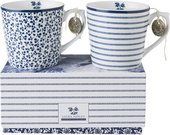 Набор из 2 кружек Laura Ashley Candy Stripe и Floris мини, 240мл 178666