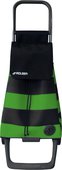 Сумка-тележка хозяйственная черно-зеленая ROLSER Joy-1800 BAB003verde/negro