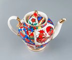 Чайник доливной ИФЗ Весенняя Народные узоры, 2000мл, фарфор 80.60810.00.1