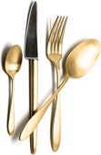 Набор столовых приборов Cutipol Van Der Rohe Matte Gold, 24 предмета, матовое золото 9212