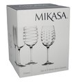 Фужер для белого вина KitchenCraft Mikasa 450мл, набор 4шт, хрустальное стекло 5159282