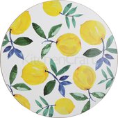 Подставки под тарелки на стол Creative Tops Лимоны d29см, 4шт, пробка C000276