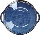 Блюдо с ручками KitchenCraft Mikasa Satori 26см, Индиго Блю MKSATSERVBOWL26