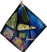 Миниатюра стеклянная Индиго 15x15см Top Art Studio LG1239-TA