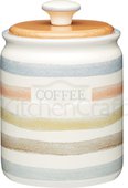 Ёмкость для кофе Kitchen Craft Classic с деревянной крышкой, керамическая, 800мл, 16x11см KCCCCOFFEE