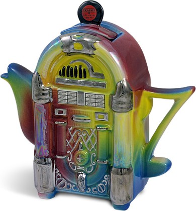 Чайник заварочный "Чайный дискобармен" мини (музыкальный аппарат Jukebox) The Teapottery 4436