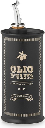 Бутылка для масла Nuova Cer Oliere Vintage круглая, 250мл, чёрный 9501-KJL