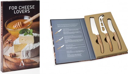 Подарочный набор из 3 ножей для сыра Andrea House CC17007