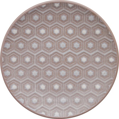 Тарелка Denby Импрессия Hexagon 17см, розовый 439010203