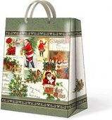 Пакет подарочный бумажный Paw Рождественский винтаж, 20x25x10см AGB017703