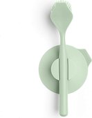 Щётка для мытья посуды Brabantia с держателем на присоске, зелёный нефрит 215780