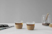 Чайный стакан Viva Scandinavia Cortica, 0.2л, стекло, пробка, 2шт, прозрачный V71200
