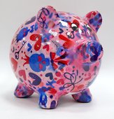 Копилка Pomme-Pidou Свинья Peggy светло-розовая 148-00025/F