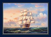 Подставки под тарелки на стол Top Art Studio Бригантина 40x29см, 4шт, пробка GD2512-TA