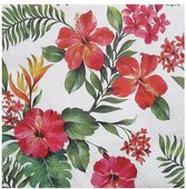 Салфетки для декупажа Гавайские цветы, 33x33, 20шт Paw SDL090700