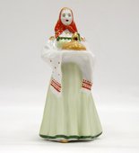 Скульптура Добро пожаловать Дулёвский фарфор С2231