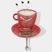 Настенные часы Enesco Чашка Капучино, 33см P8022