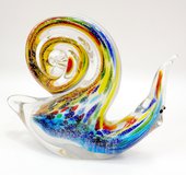 Фигурка стеклянная Top Art Studio Радужная улитка, 20x18см ZB1987-TA