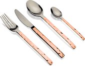 Набор столовых приборов Herdmar Cheese Copper, 24 предмета, зеркальная полировка, медный 111302427ELE10